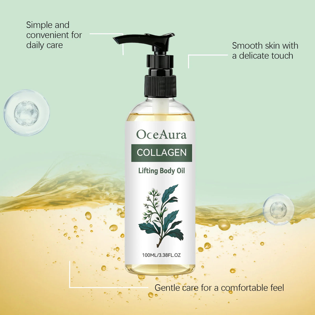 OceAura Collagen Firming Body Oil – Hydrating & Lifting Firming Body Oil SPOT