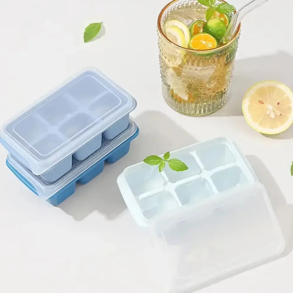 Silicone Ice Cube Tray 3-Pack – Reusable Freezer Mold for Bar Silicone Ice Tray SPOT