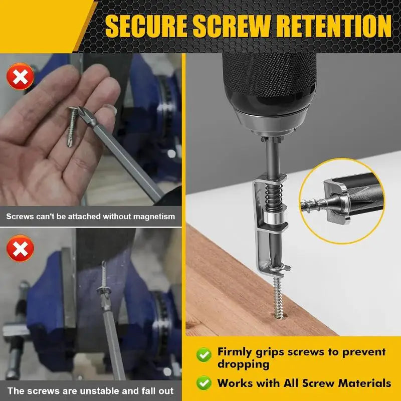 Spring Screw Holder Drill Bit – Universal Positioning Bit Screw Holder Bit SPOT