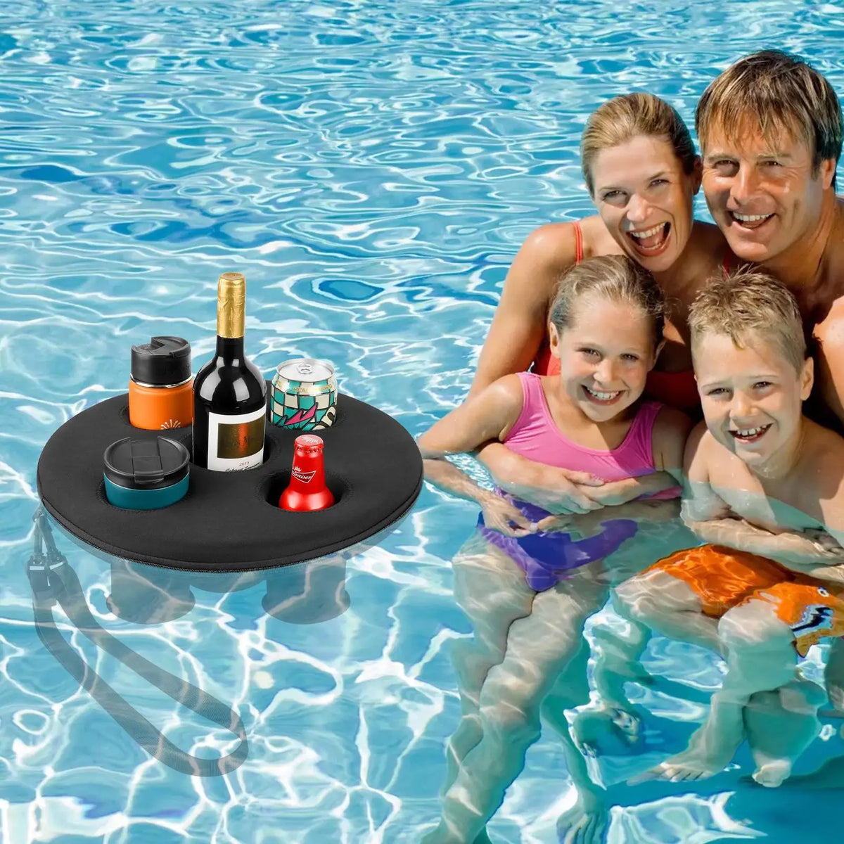 Floating Pool Drink Holder Tray – 5-Hole Cup Float Pool Drink Float SPOT