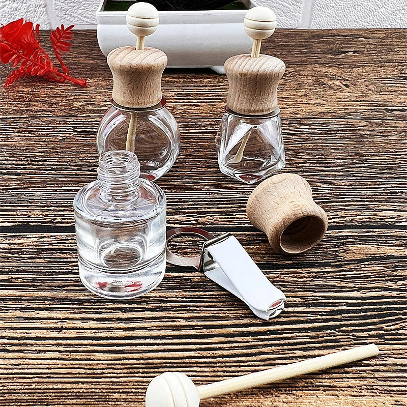 Car Vent Clip Essential Oil Diffuser – Glass Aromatherapy Bottle Car Vent Diffuser SPOT