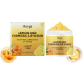 Hoygi Turmeric Lemon Lip Scrub – Exfoliating Moisturizing Balm Lip Scrub Balm SPOT 100g Boxed