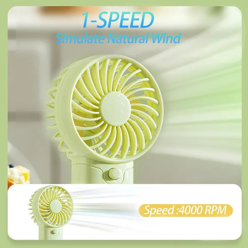 Mini Portable Handheld Fan – Quiet Personal Fan for Office & Travel Handheld Portable Fan SPOT