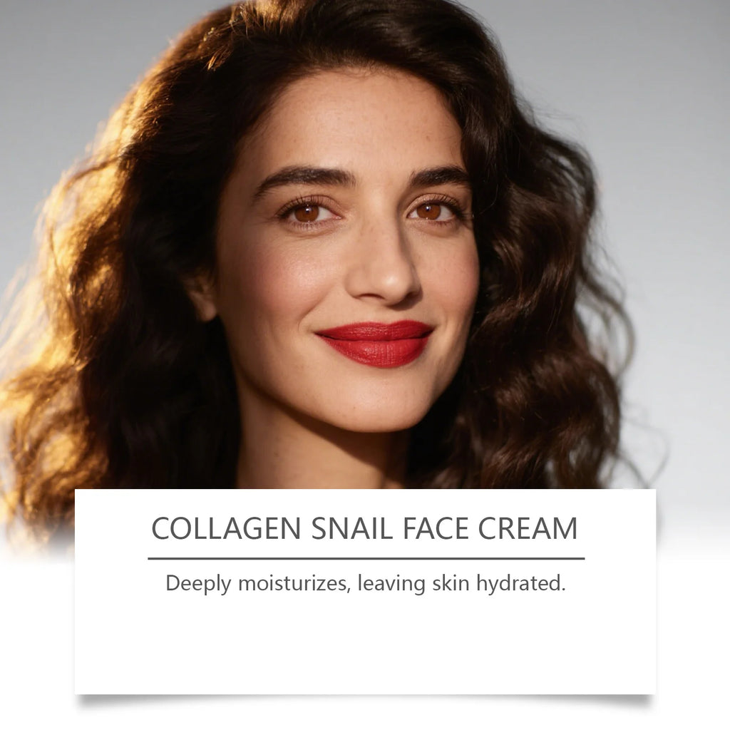 Hoygi Snail Mucin Collagen Firming Face Cream 80g Face Moisturizer Cream SPOT