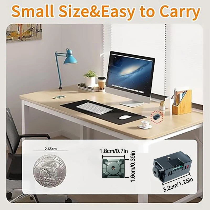 1080P Wireless Mini Security Camera – Night Vision & Motion Alert Wireless Security Camera SPOT