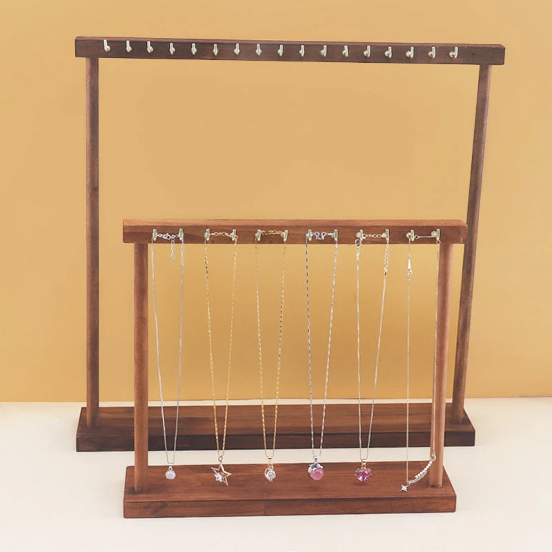 Solid Wood Jewelry Display Stand – Necklace & Earring Rack Jewelry Display Stand SPOT