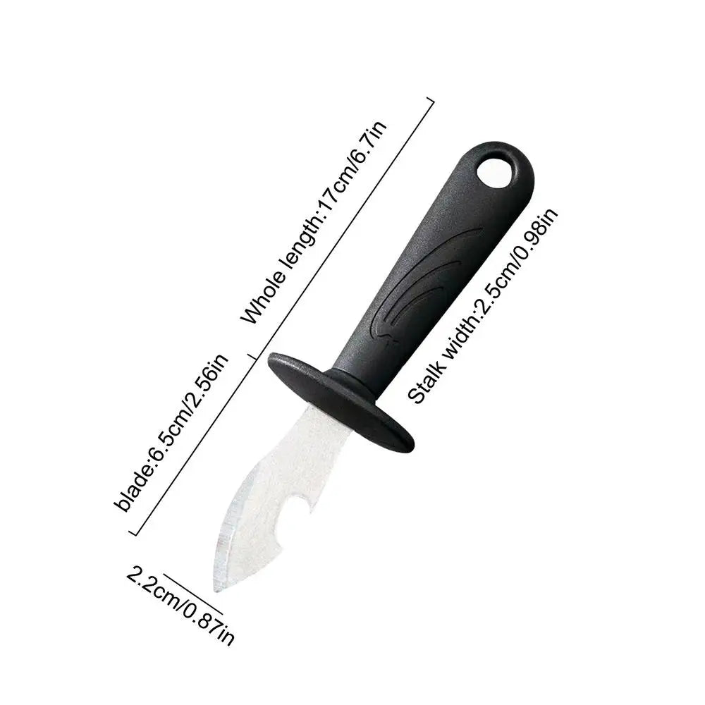 Stainless Steel Oyster Shucker Knife – Seafood Shell Opener Oyster Shucker Knife SPOT B
