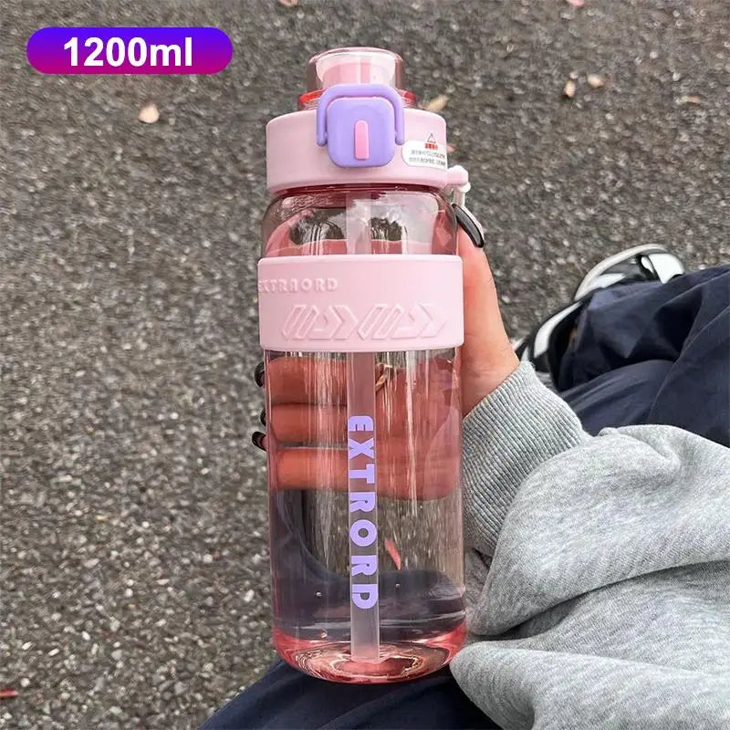 BPA-Free Sports Water Bottle with Straw 800/1000ml Leakproof Sports Water Bottle SPOT A8