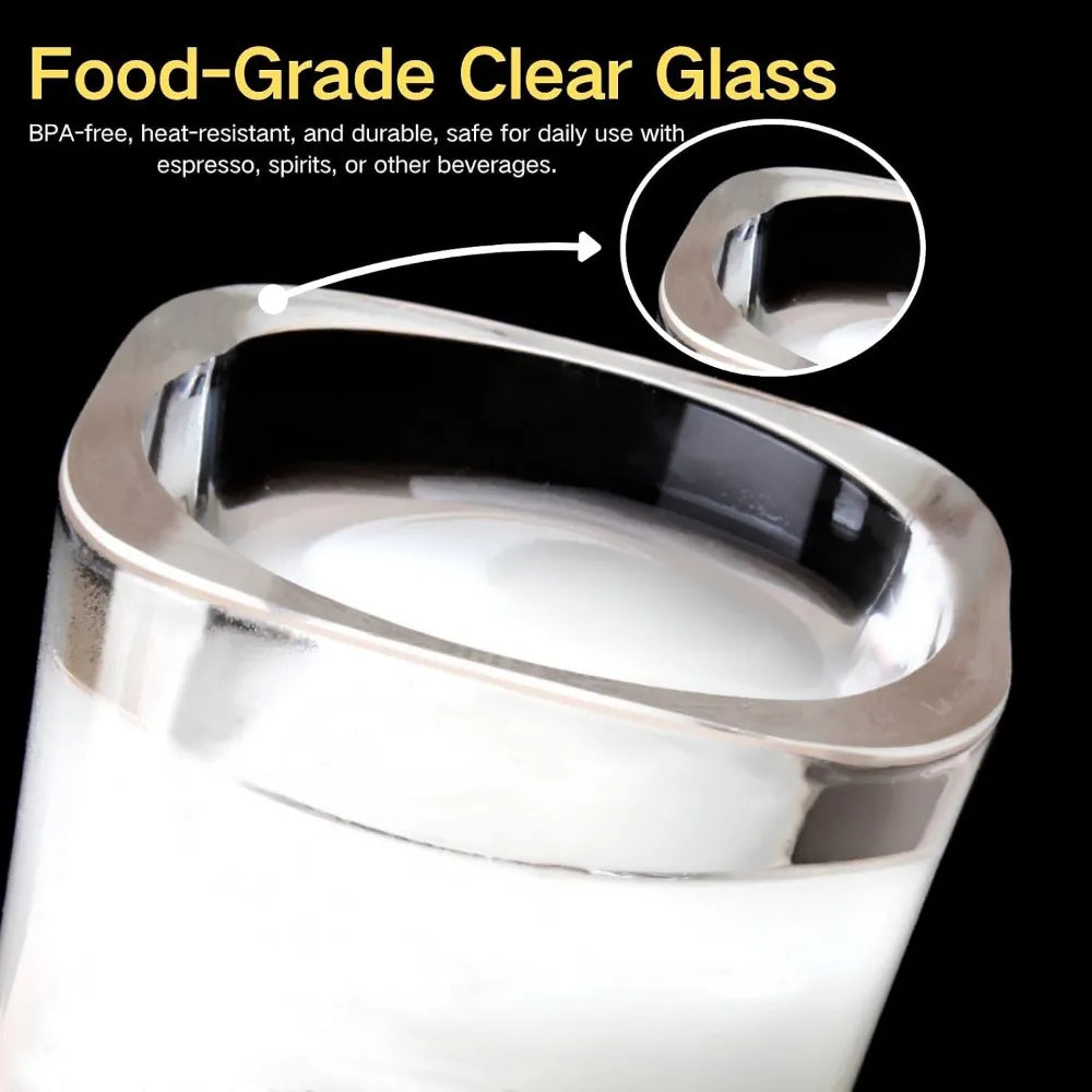 2-Pack 30ml Glass Espresso Shot Measuring Cups – Clear Scale Glass Measuring Cup SPOT