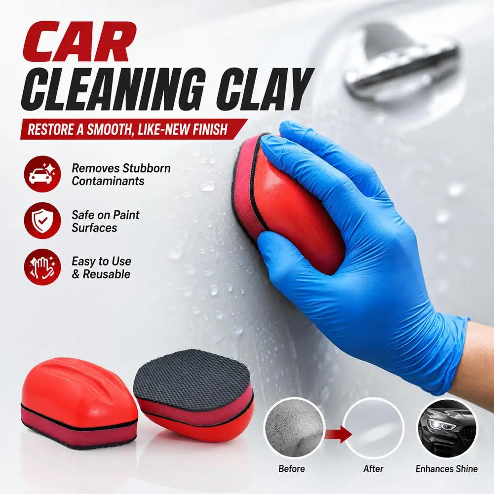 Magic Clay Bar Sponge – Car Detailing Contaminant Remover Clay Bar Sponge SPOT