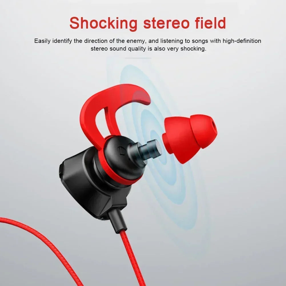 VIKEFON G1 Wired Gaming Earbuds with Mic – 3.5mm Universal Gaming Earbuds SPOT