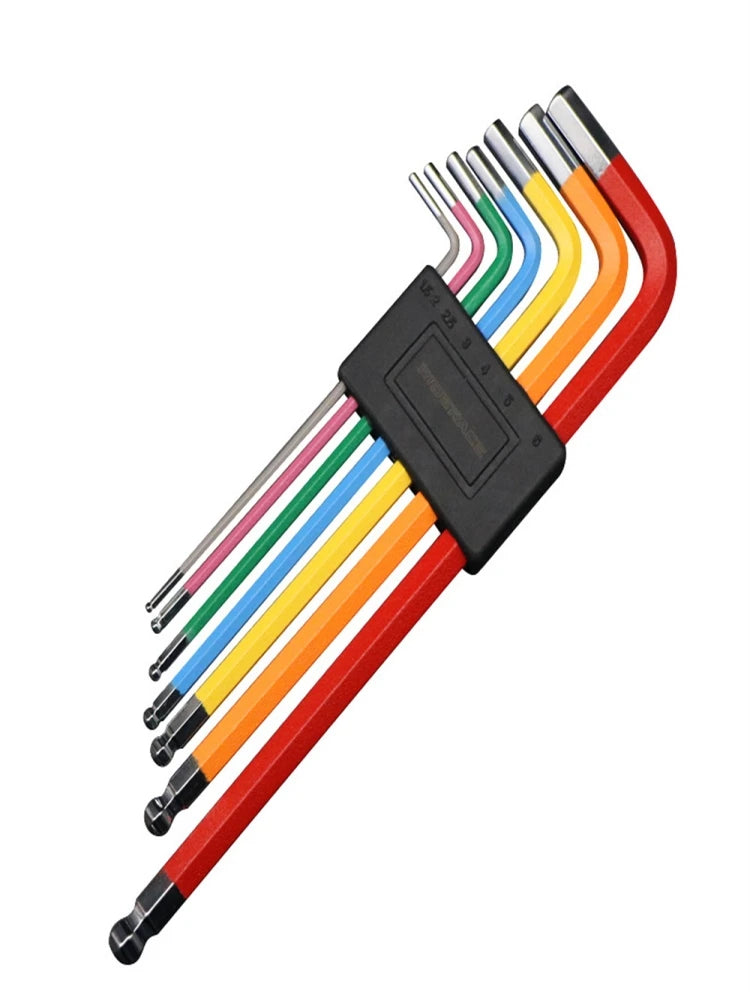 7-Piece Bike Hex Key Allen Wrench Set – 1.5 to 6mm Bicycle Repair Tool SPOT 7pcs