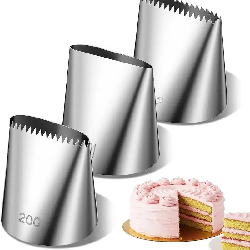 Stainless Steel Piping Nozzles – Cake & Cupcake Decor Tips Cake Decorating Tips SPOT