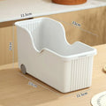 Rolling Open-Top Kitchen Storage Bin with Wheels | Organizer Kitchen Storage Bin SPOT A4