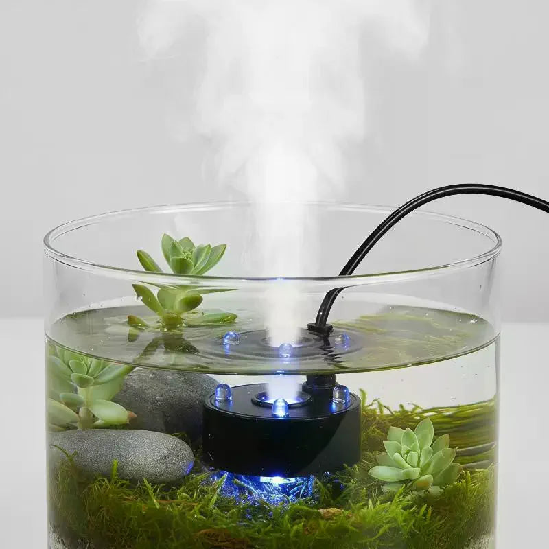 USB Ultrasonic Mist Maker Fogger with LED – Pond & Fountain Ultrasonic Mist Maker SPOT