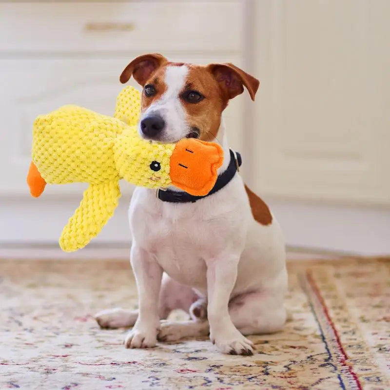 Plush Quack Duck Dog Toy – Squeaky Interactive Pet Toy Plush Dog Toy SPOT