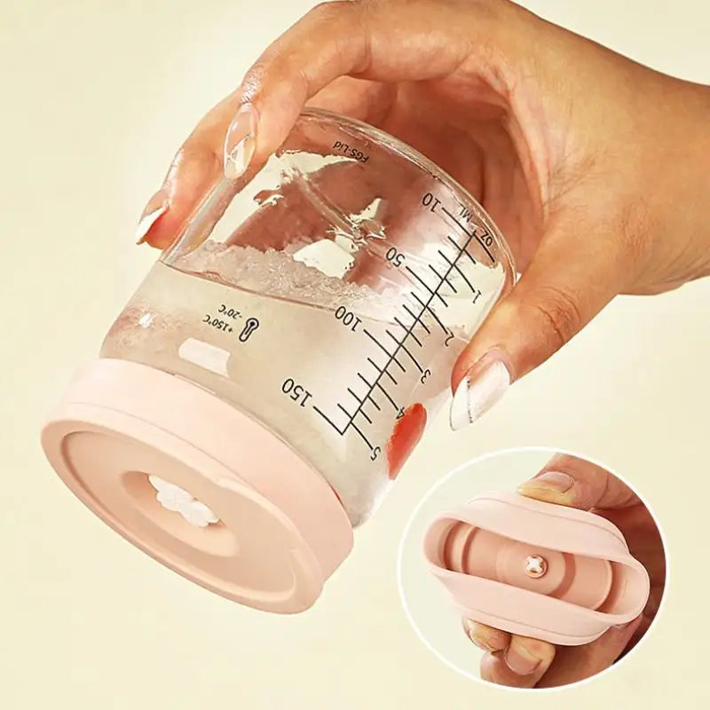 Mini Glass Dessert Cups with Lids – Leak-Proof Stackable Jars Glass Storage Jars SPOT