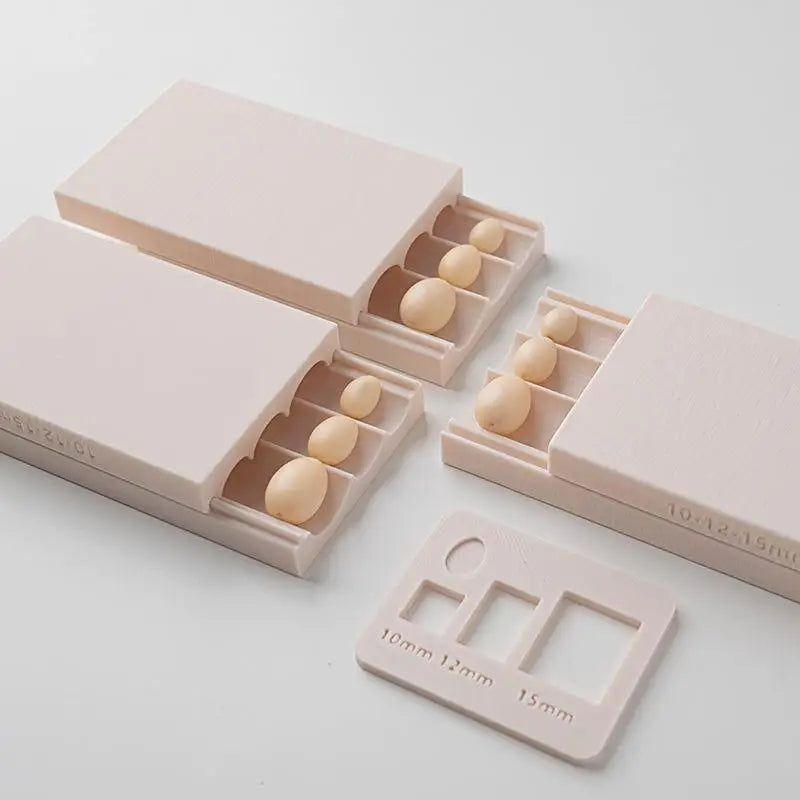 Polymer Clay Egg Mold Set – 3-Cavity Shaping Tool & Stencil Clay Craft Mold SPOT