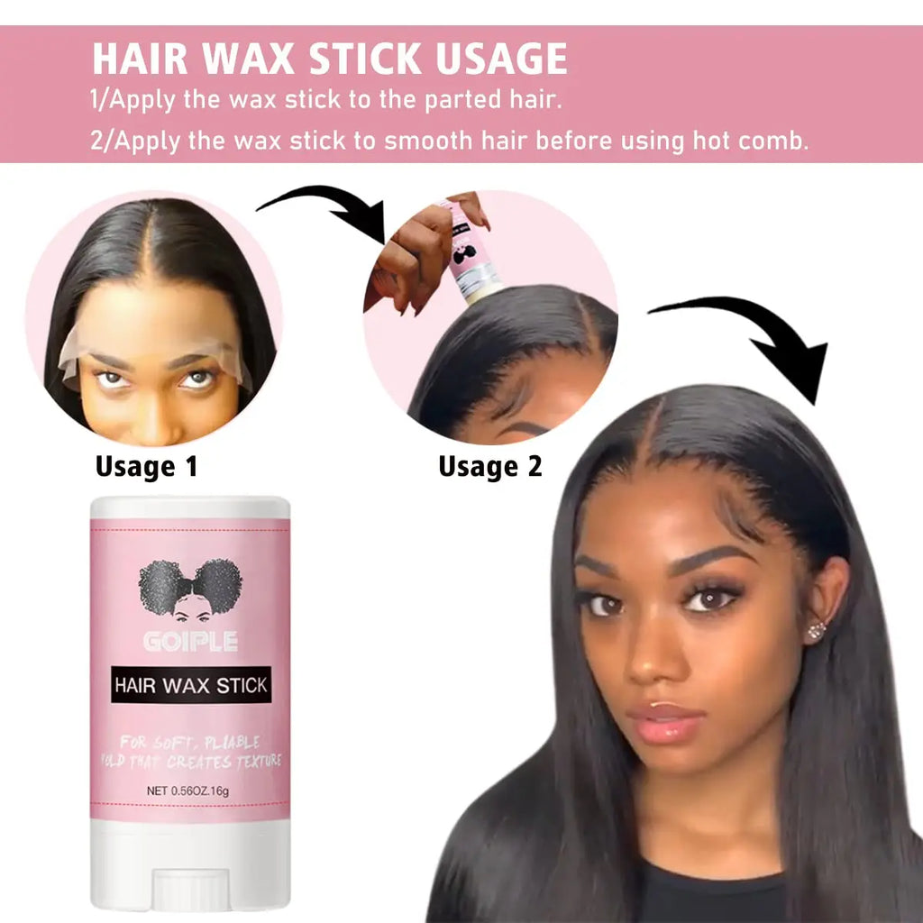 GOIPLE Edge Control Wig Adhesive & Hair Styling Set 9pcs Hair Styling Set SPOT