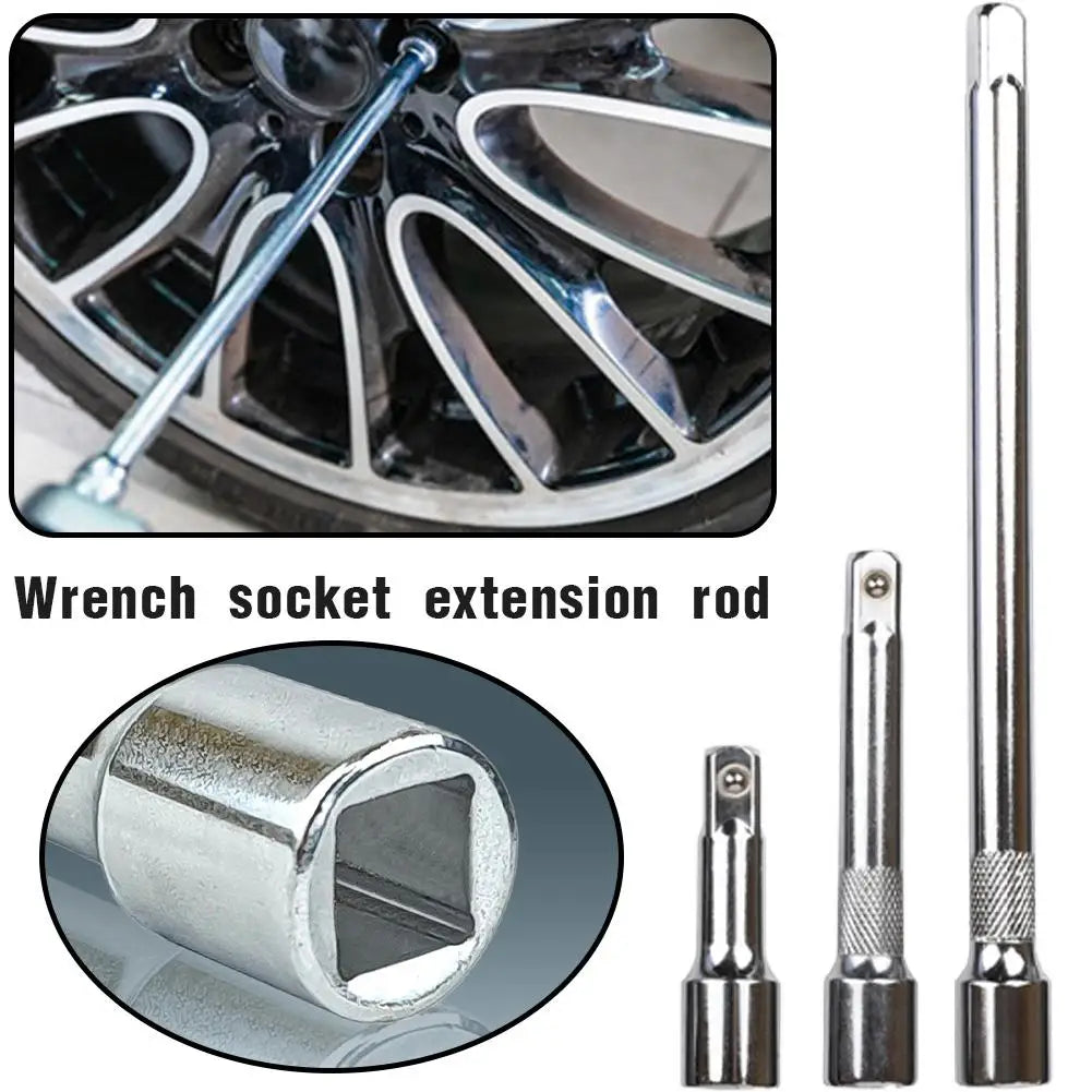 1/2" Socket Extension Bar Set – 7.5, 12.5 & 25cm Steel Socket Extension Bar SPOT