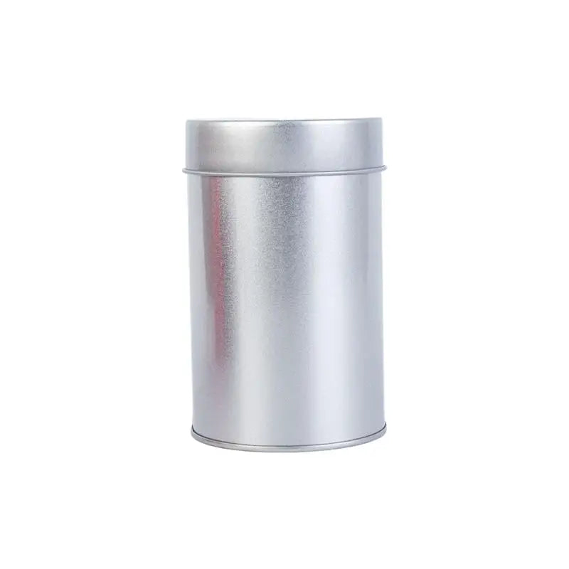 Cylindrical Metal Tea Canister – Double Airtight Lid, 530ml Airtight Storage Tin SPOT A4