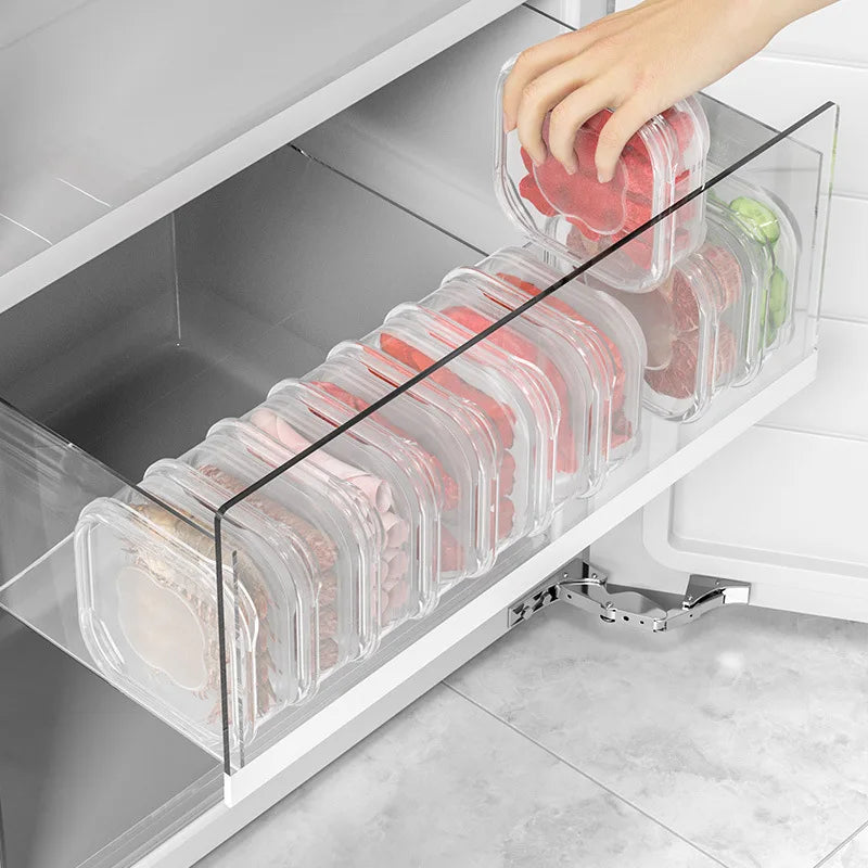 Airtight Divided Freezer Storage Box – Food Grade PP Food Storage Container SPOT