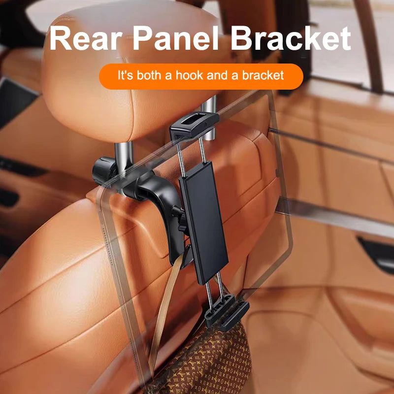 Car Headrest Phone & Tablet Mount with Hook – 360° Rotation Car Headrest Mount SPOT