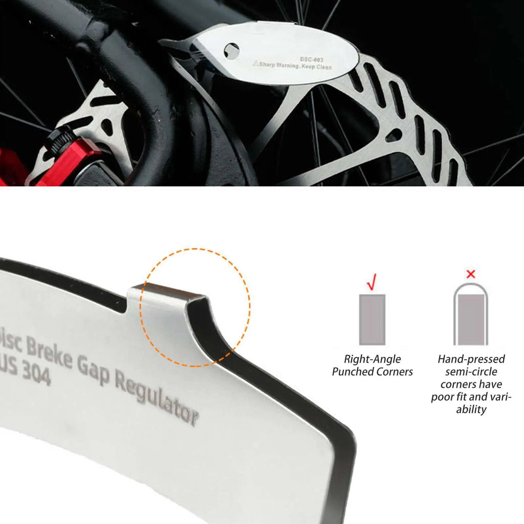 Bicycle Disc Brake Alignment Tool – Stainless Steel Pad Spacer Brake Alignment Tool SPOT