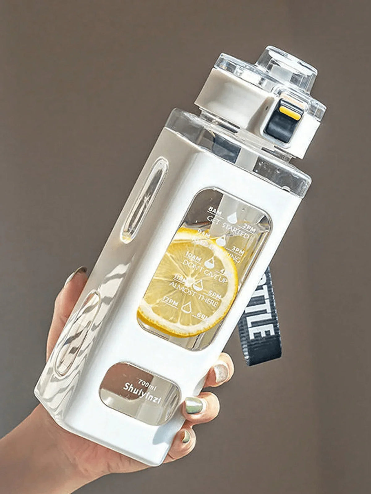 White Sports Water Bottle 700ml/900ml – Portable Sippy Cup Sports Water Bottle SPOT 0.9L WHITE