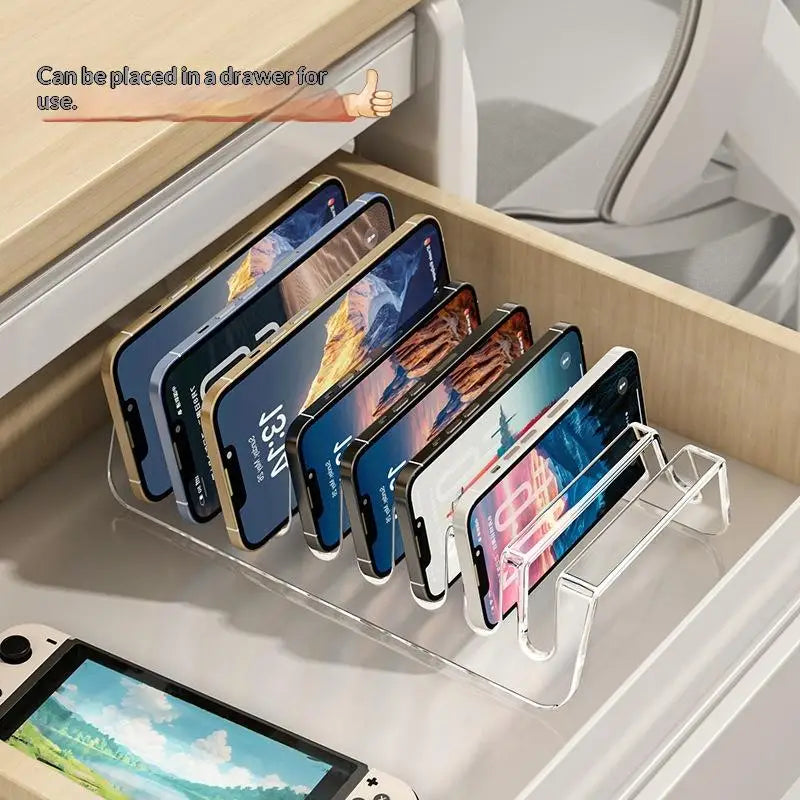 Foldable Desktop Organizer Box – Clear Multi-Use Storage Desktop Storage Organizer SPOT