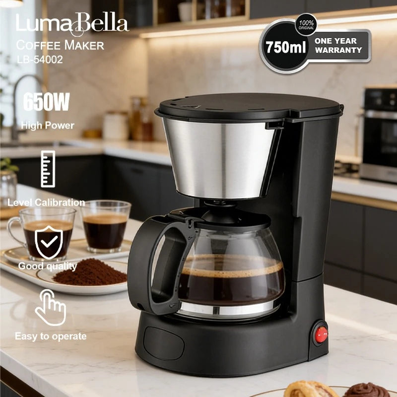 DUTRIEUX Automatic Drip Coffee & Tea Maker – Glass Pot Drip Coffee Maker SPOT