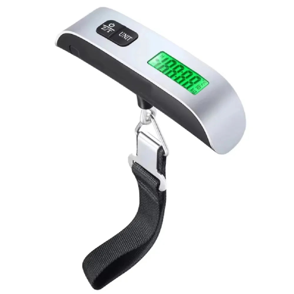Digital Luggage Scale 110lb/50kg – LCD Hanging Travel Scale Luggage Scale SPOT Silver China Mainland