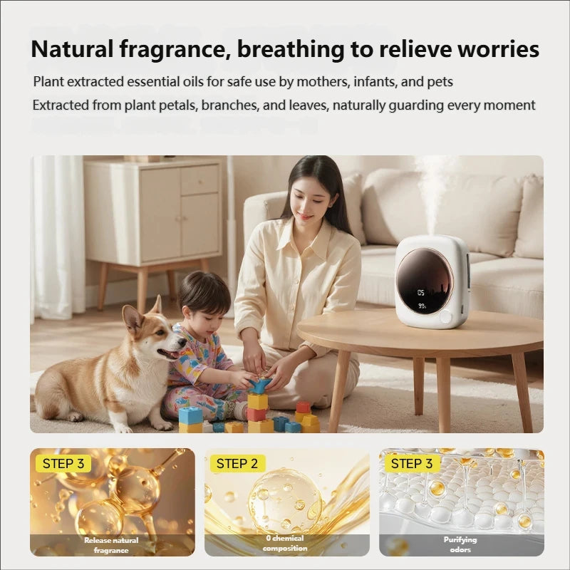 Wall-Mounted Aromatherapy Diffuser with Colorful Night Light Aromatherapy Diffuser SPOT