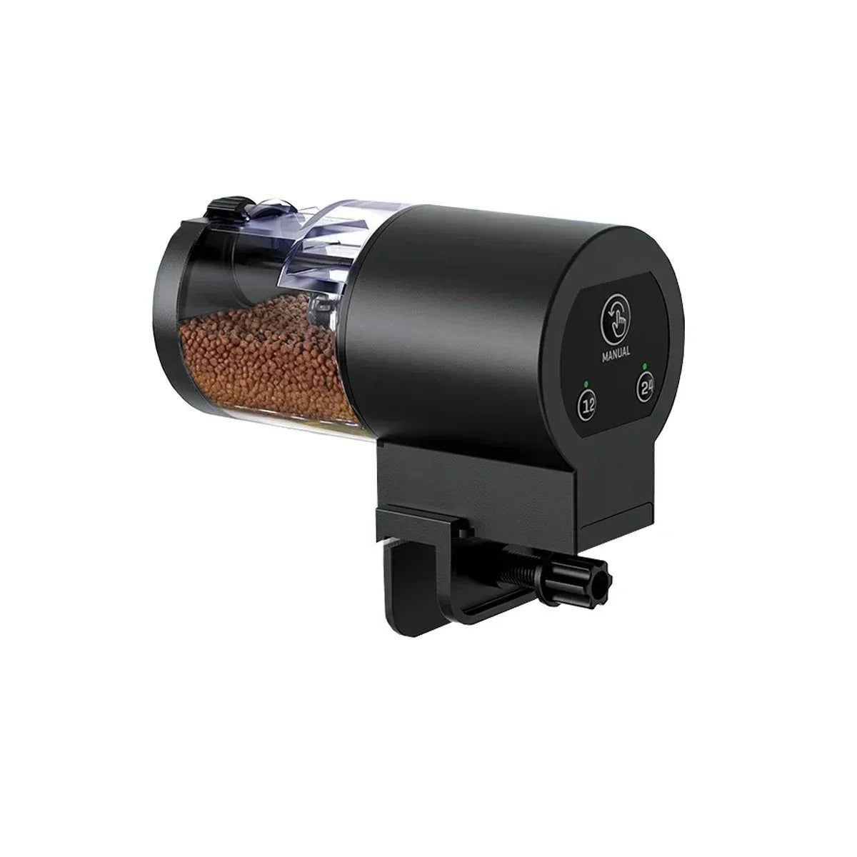 Automatic Digital Fish Feeder – 100ml Programmable Timer Automatic Fish Feeder SPOT Black