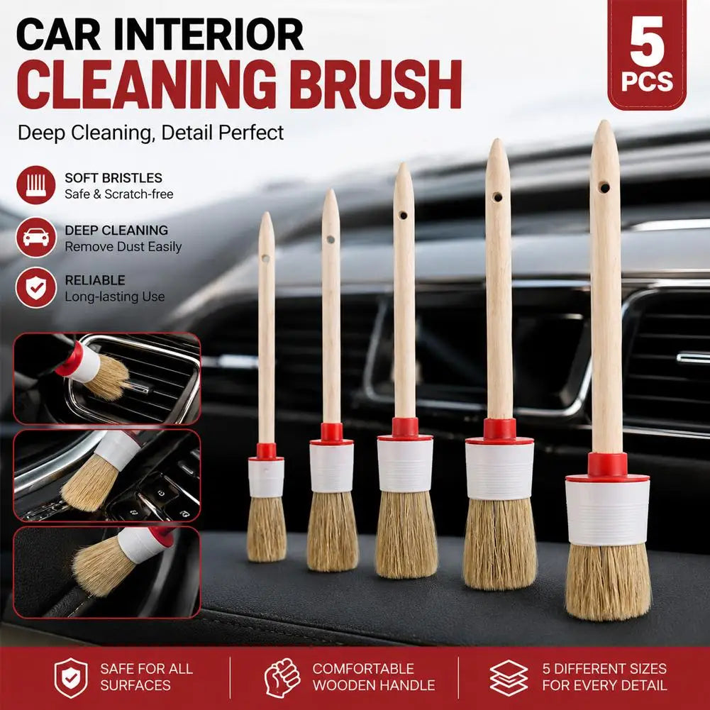 Car Detailing Brush Set – Soft Auto Interior & Exterior Brushes Car Detailing Brush SPOT