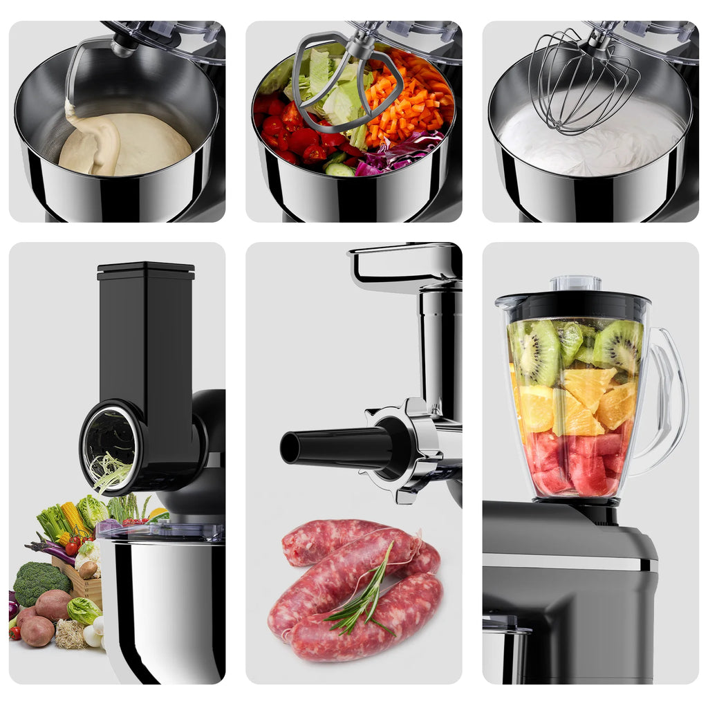 Electric Stand Mixer 4.5L/5.5L | 1400W, 6-Speed, Stainless Bowl Electric Stand Mixer SPOT