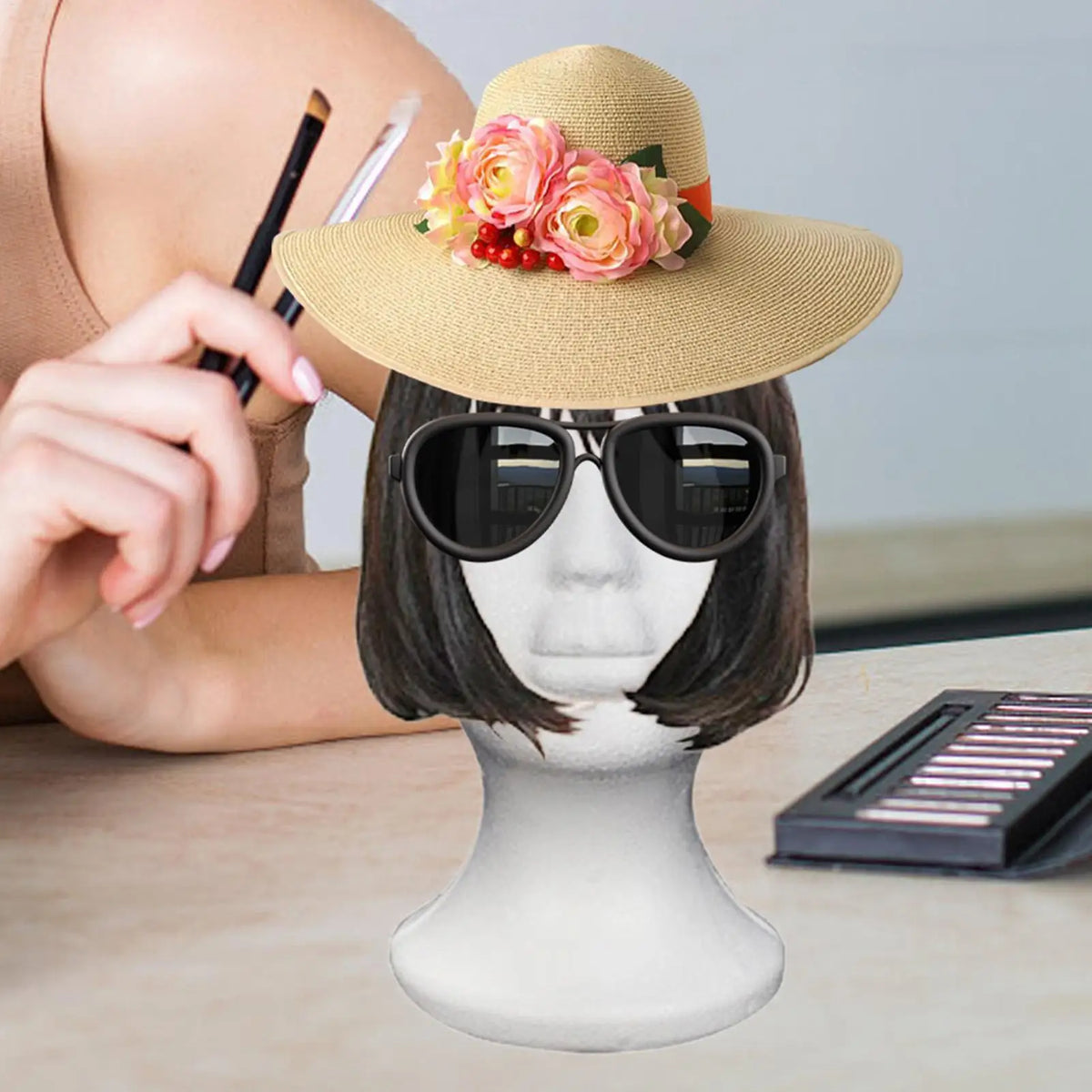 Foam Mannequin Head – Wig, Hat & Glasses Display Model Foam Mannequin Head SPOT