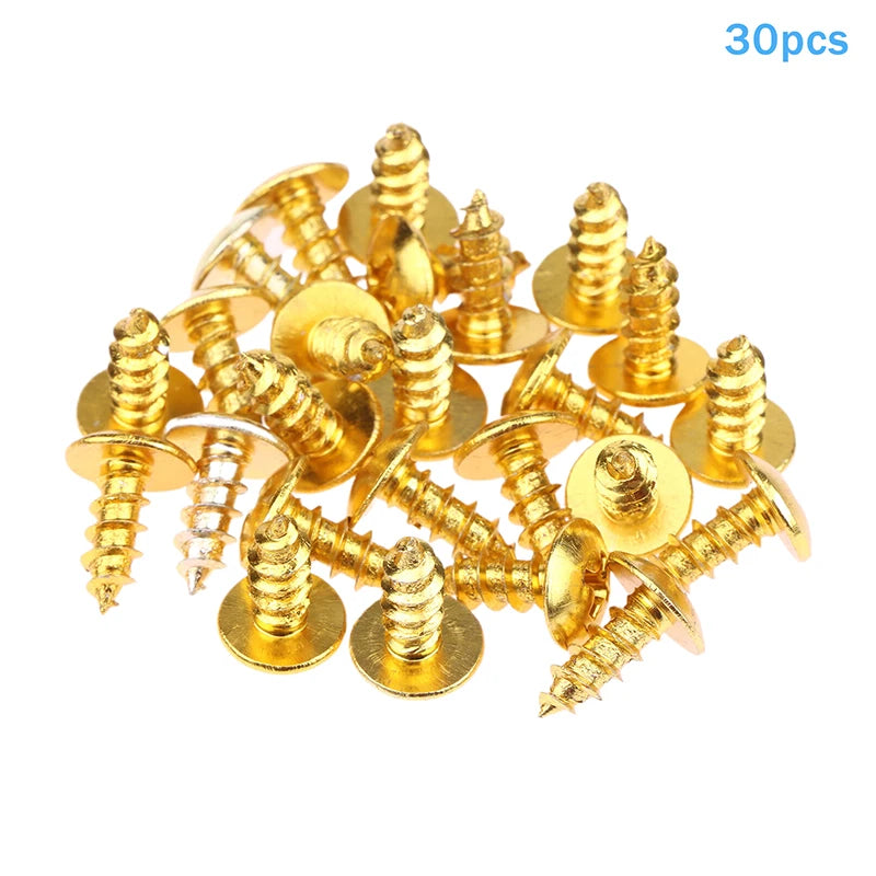 30-Pack M5 Aluminum Alloy Motorcycle Cross Head Bolts Screws Motorcycle Bolts SPOT Gold