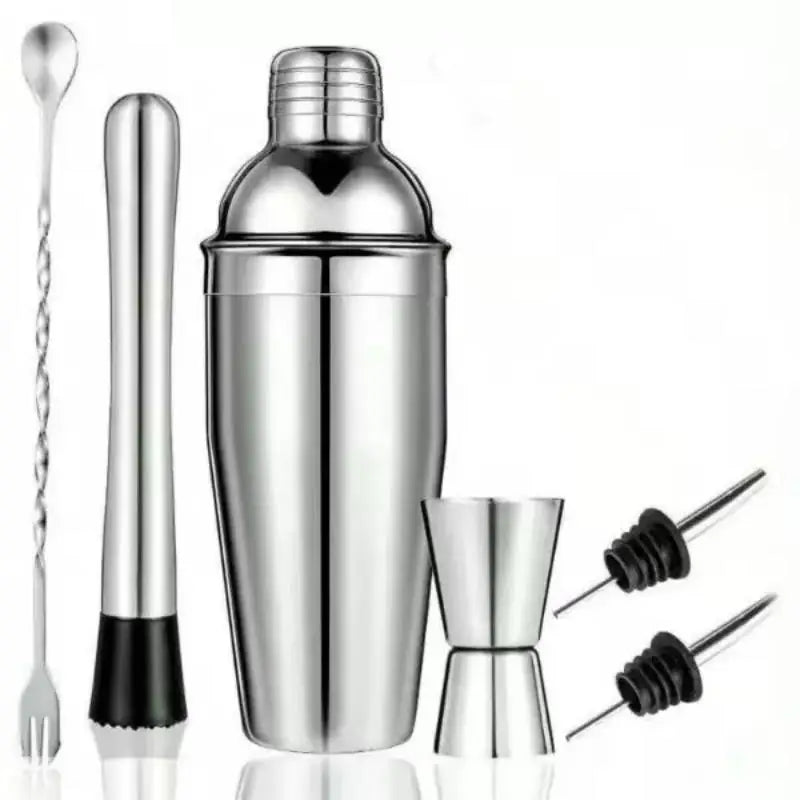 Stainless Steel Cocktail Shaker Set – Complete Bartender Kit Cocktail Shaker Set SPOT A5