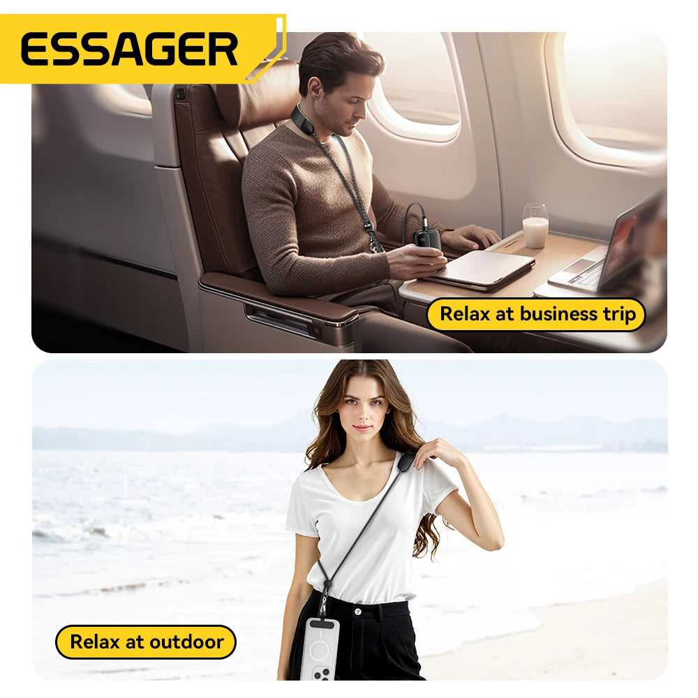 Essager USB-C Cable PD 100W Fast Charging & Data Sync Braided USB-C Charging Cable SPOT