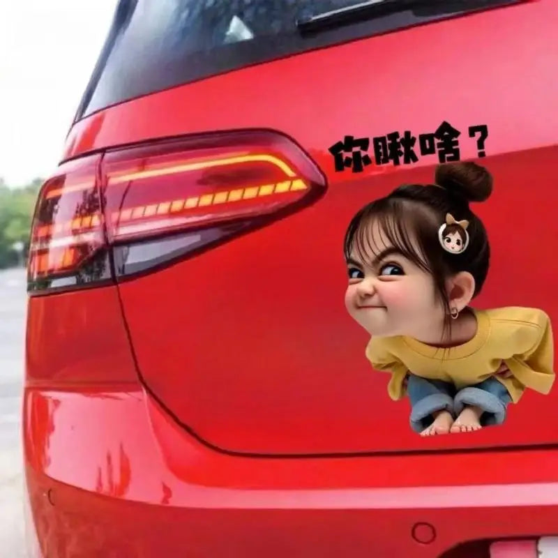 Sassy Girl PVC Vinyl Sticker – Car, Helmet & Luggage Decal Vinyl Decal Sticker SPOT