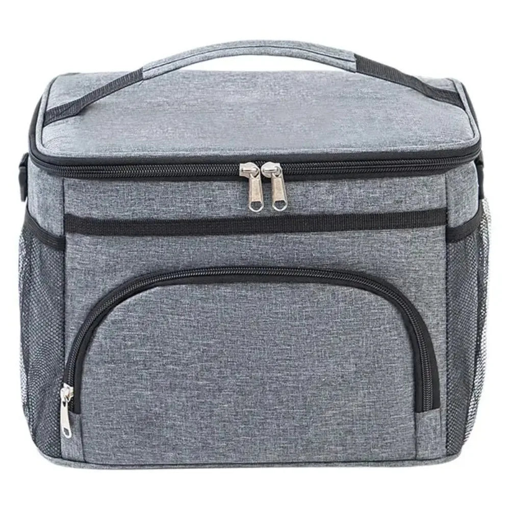 Insulated Lunch Bag – Leakproof Cooler Tote with Shoulder Strap Insulated Lunch Tote SPOT Grey 1pc