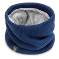 Knitted Neck Warmer Scarf – Soft Fleece Winter Collar, Men & Women Neck Warmer Scarf SPOT Navy Blue