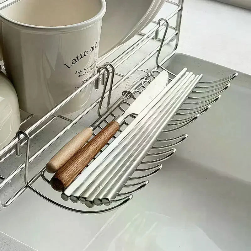 2-Pack Stainless Steel Hanging Drain Basket | Kitchen Rack Kitchen Drain Basket SPOT Default Title