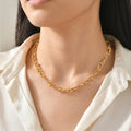 Layered Snake Chain Anklet – Waterproof Gold Stainless Steel Fashion Anklet SPOT NC-3090G