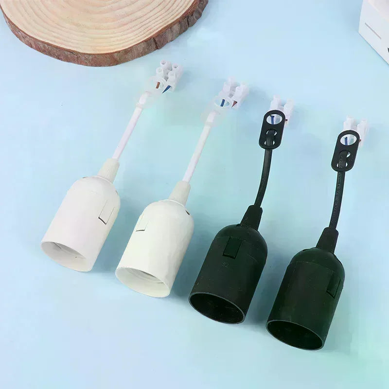 5-Pack E27 Lamp Holder with Cable – Construction Site Socket Lamp Holder Socket SPOT