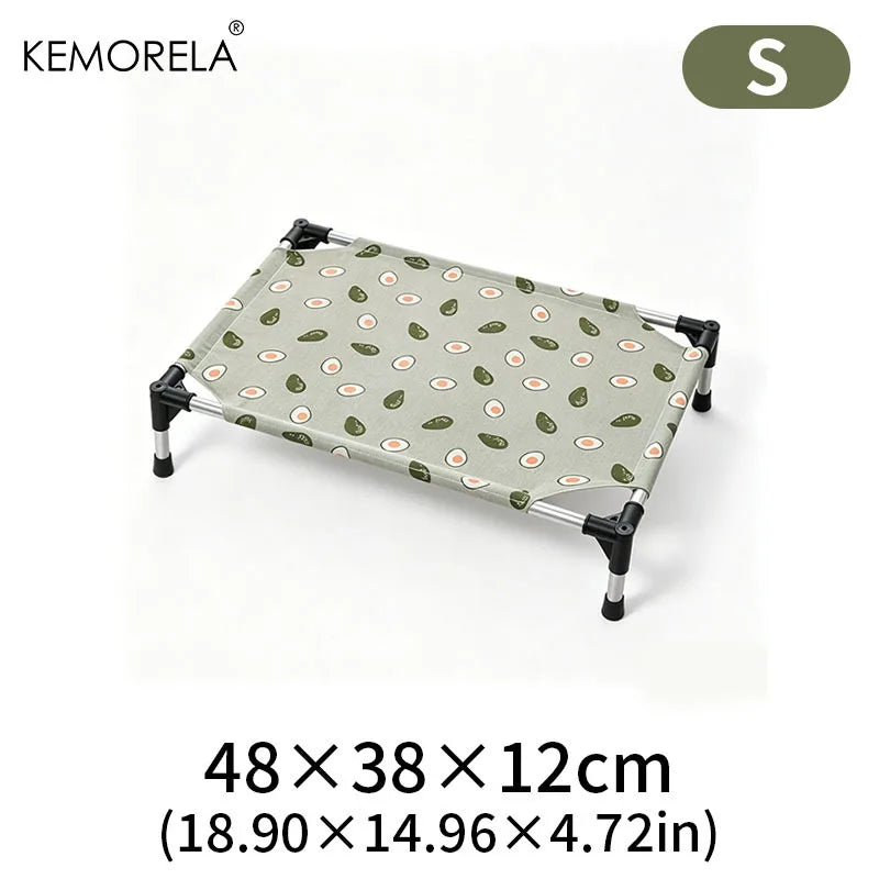 Elevated Pet Cot – Off-Ground Cooling Bed for Dogs & Cats Elevated Pet Cot SPOT S 48x38x12cm