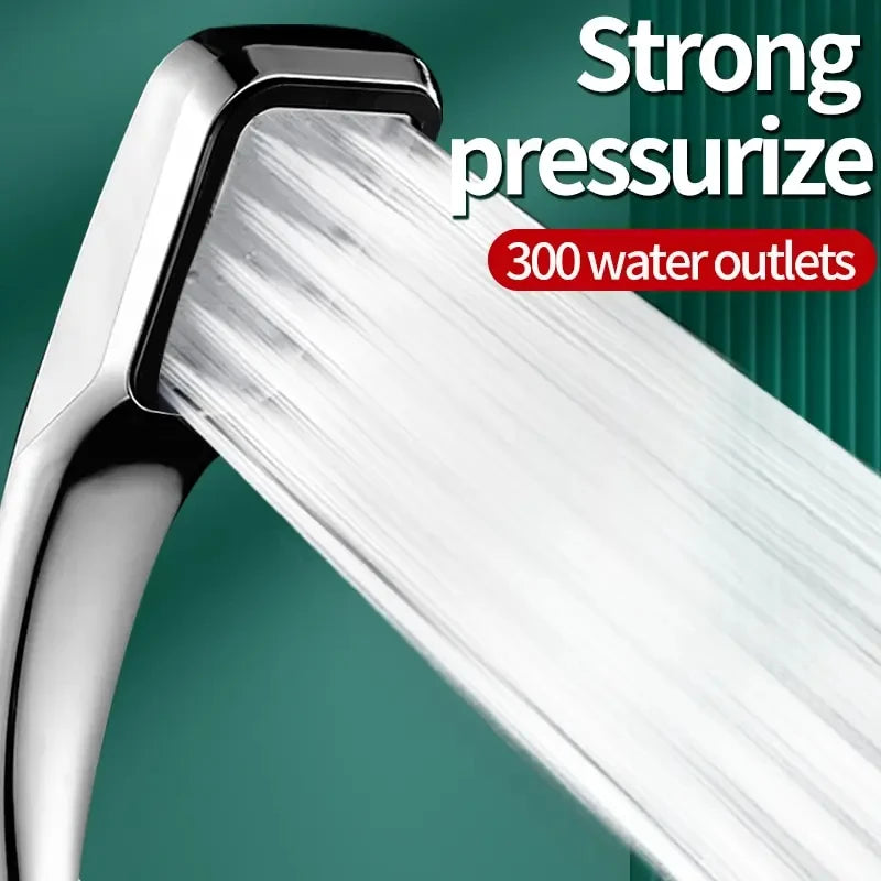 High-Pressure Handheld Shower Head – Water-Saving Square Nozzle Handheld Shower Head SPOT