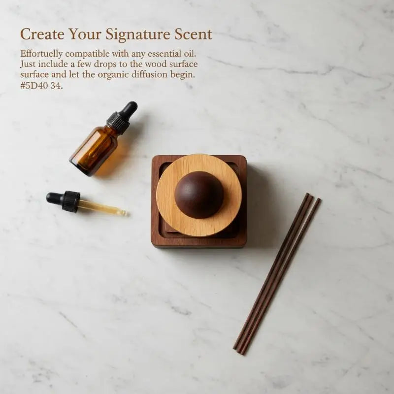 Planet Wooden Essential Oil Diffuser – Decorative & Eco-Friendly Essential Oil Diffuser SPOT