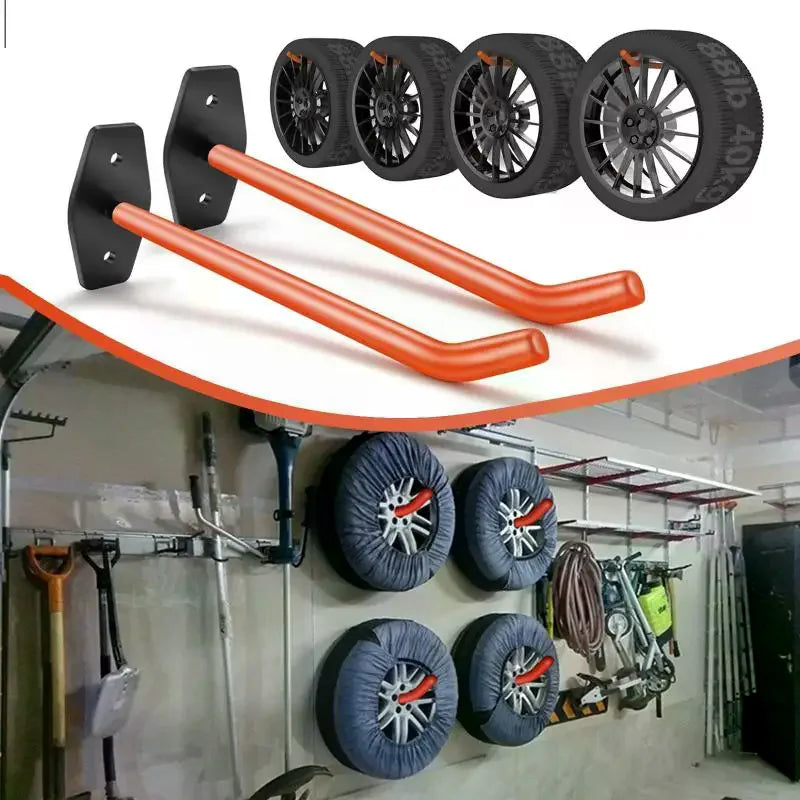 Heavy Duty Garage Wall Hook 20KG Anti-Slip Carbon Steel Garage Wall Hook SPOT